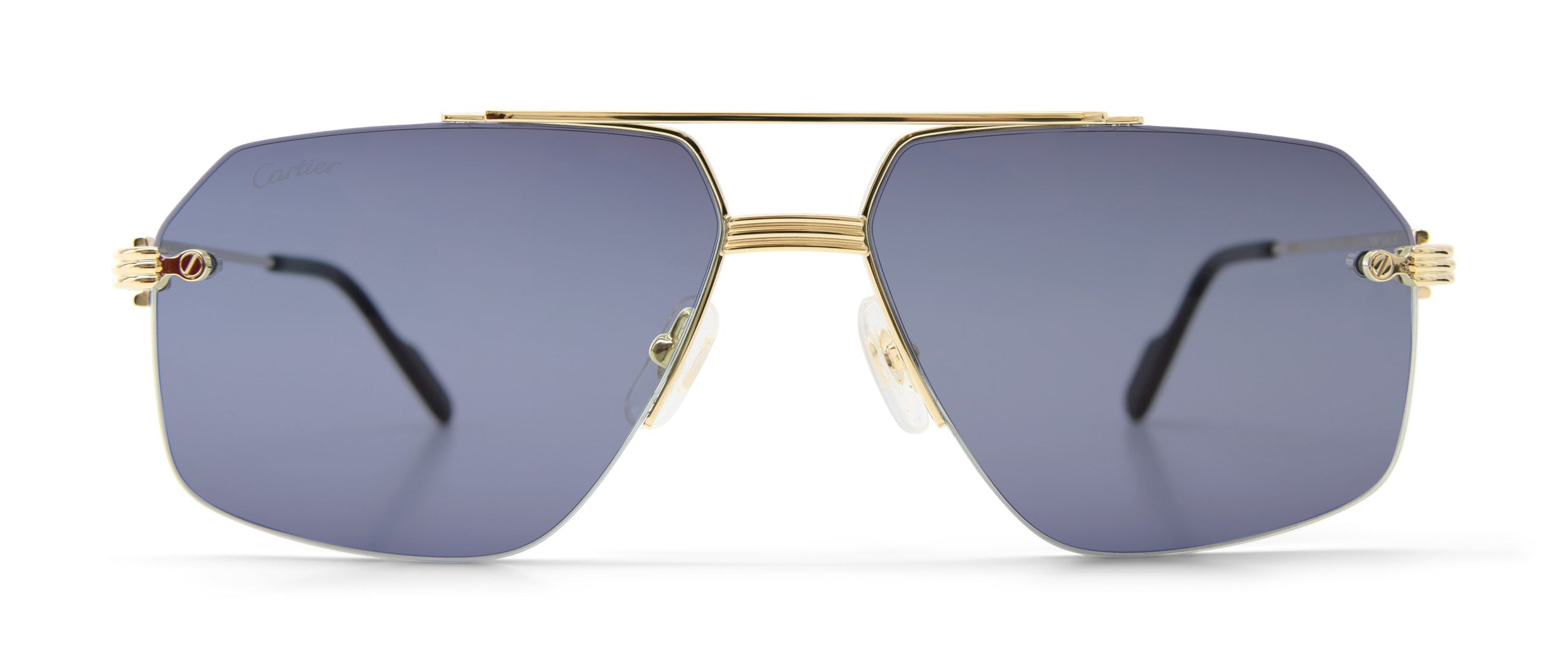 cartier goggles Cartier CT0426S 003 Sunglasses Gold