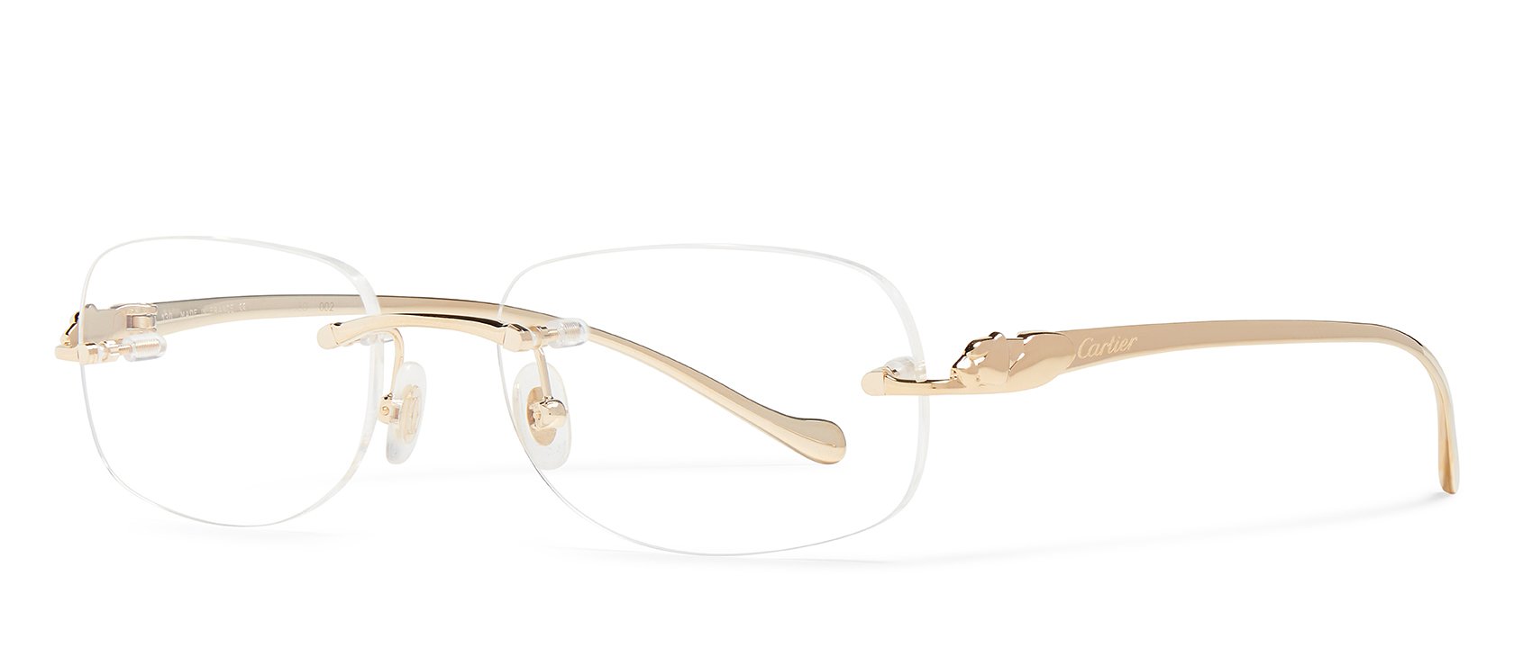 Side view of CT0058O eyeglasses in #color_Gold