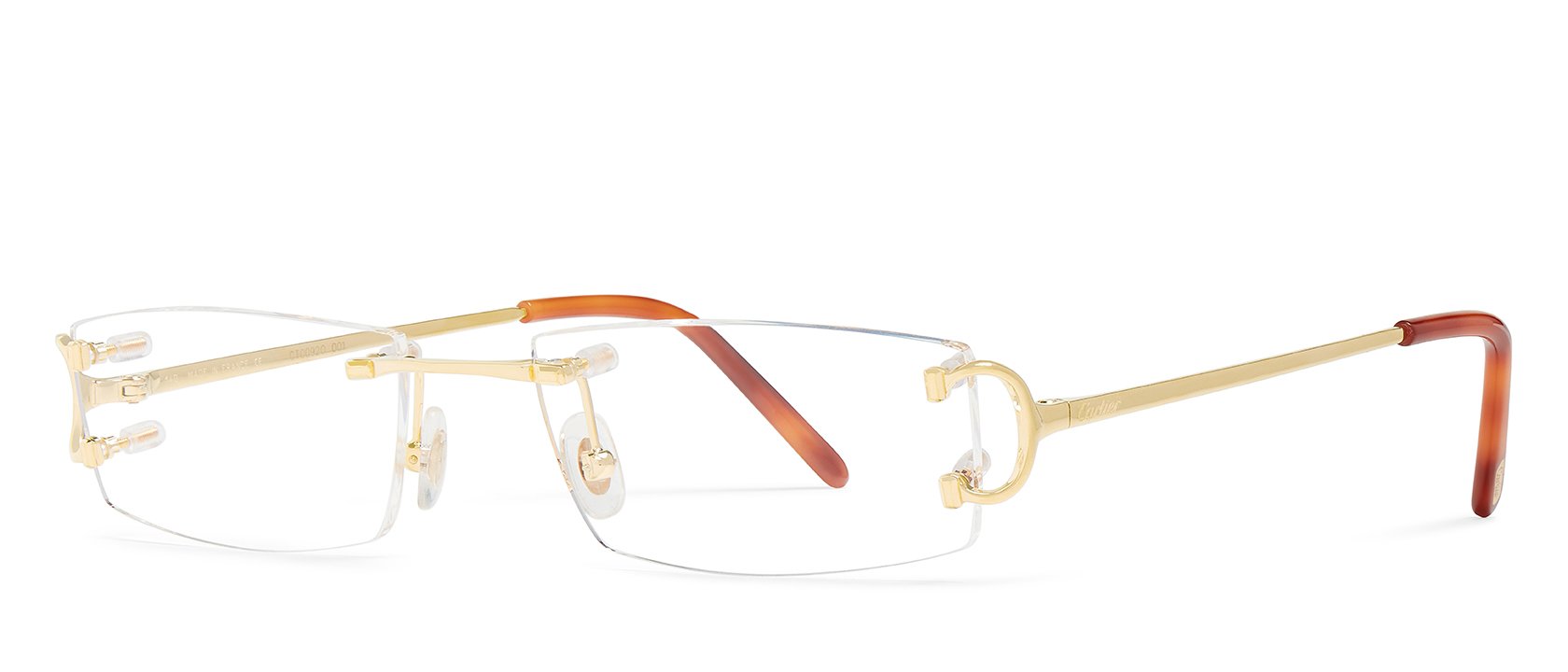 Side view of CT0092O eyeglasses in #color_Gold