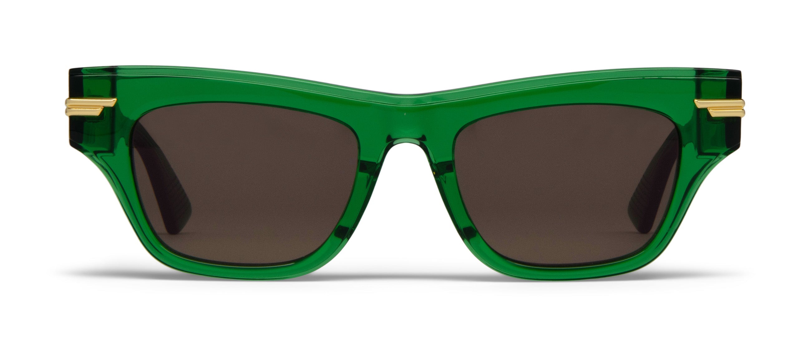 Bottega Veneta Sunglasses Men Metal Green Black