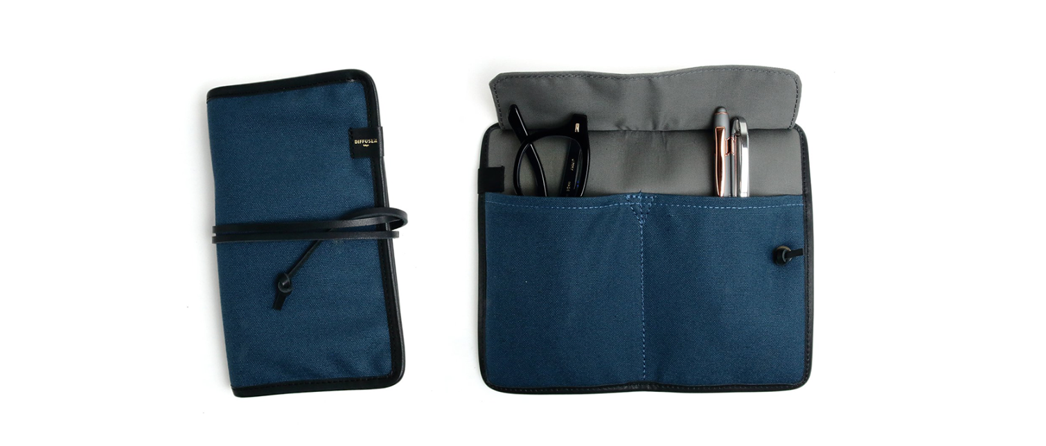 Diffuser Tokyo | Canvas Two-Pair Eyewear Case | Visionist