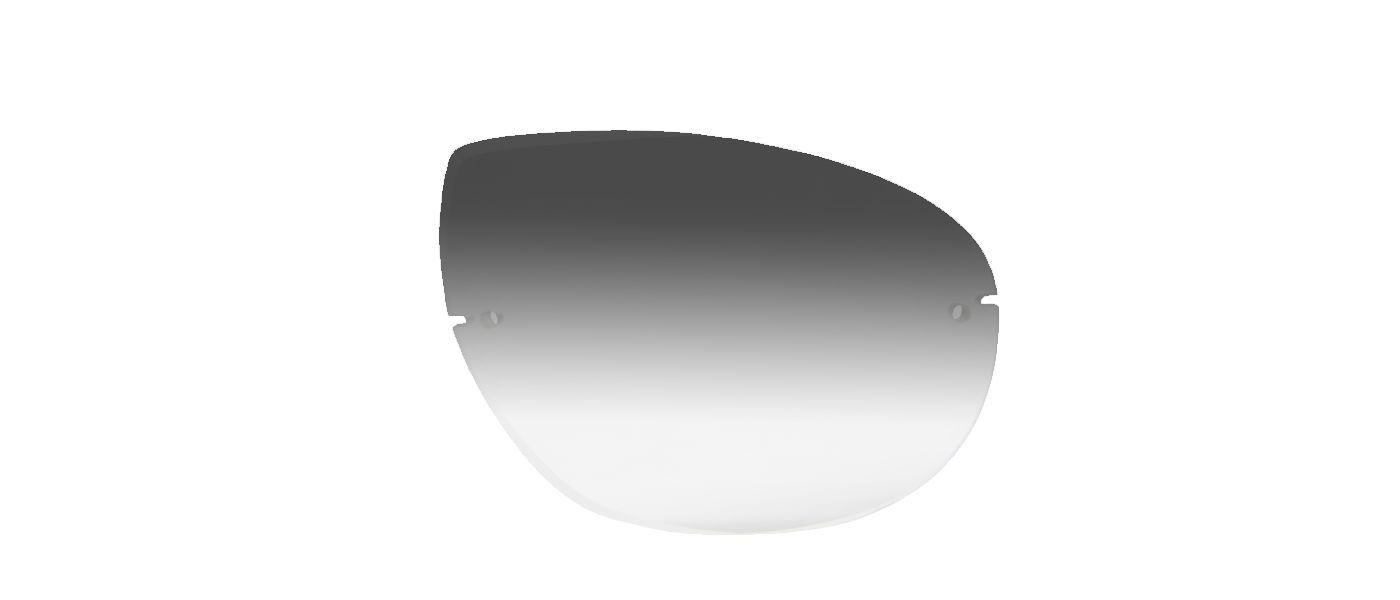 Sway Faceted Lens Shape in Grey