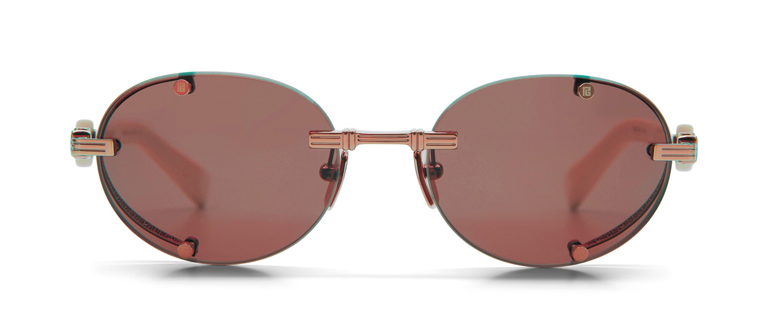 Balmain Sunglasses with Rich Pink Lenses Balmain B-II Sunglasses | Free Shipping | Edward Beiner main image 2