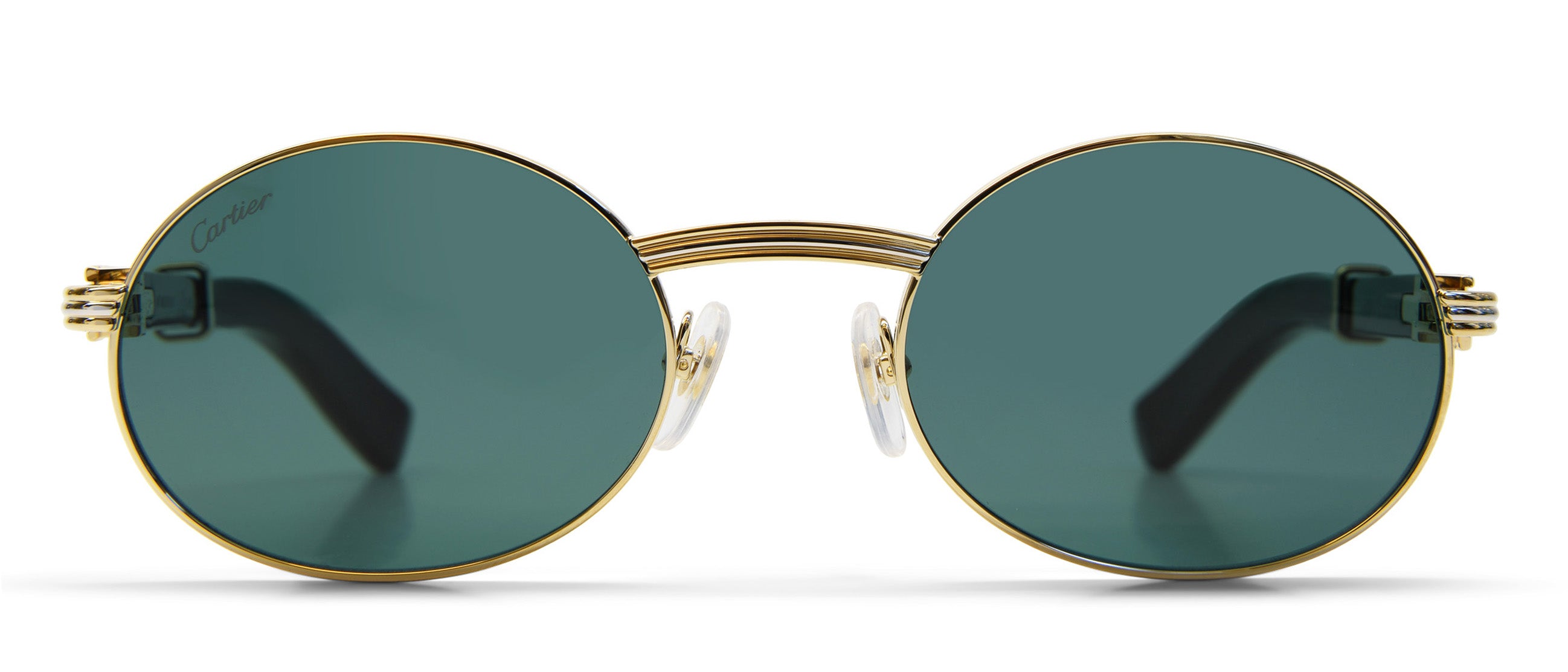 Cartier サングラス ハーフリム エタニティ ゴールド ブラウン 135 Cartier | CT0464S Sun | Visionist