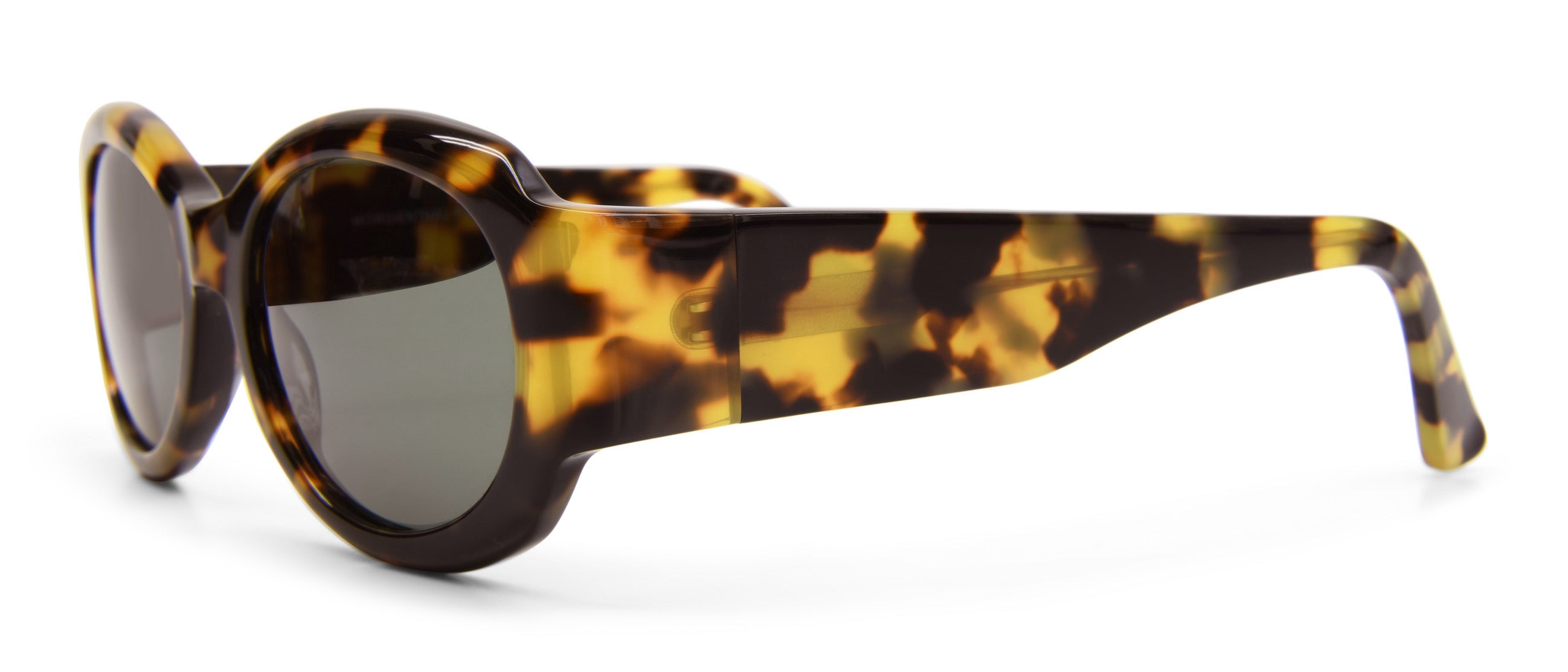 Morgenthal Frederics NY Made in Japan Brown Tokyo Tortoise Round Sunglasses MGF_P_166550_B_0912a79d-34b4-  main image 2