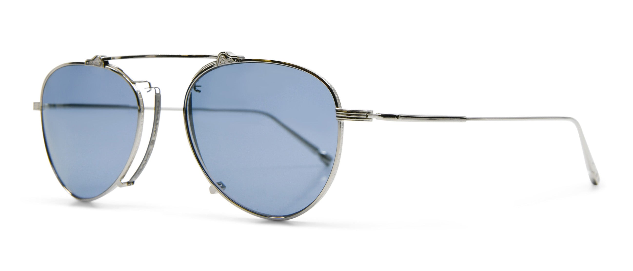 サングラス MATSUDA Matsuda - M3147.SG - brushed silver cafe blue Matsuda M3147 - brushed silver – Mondello 1962