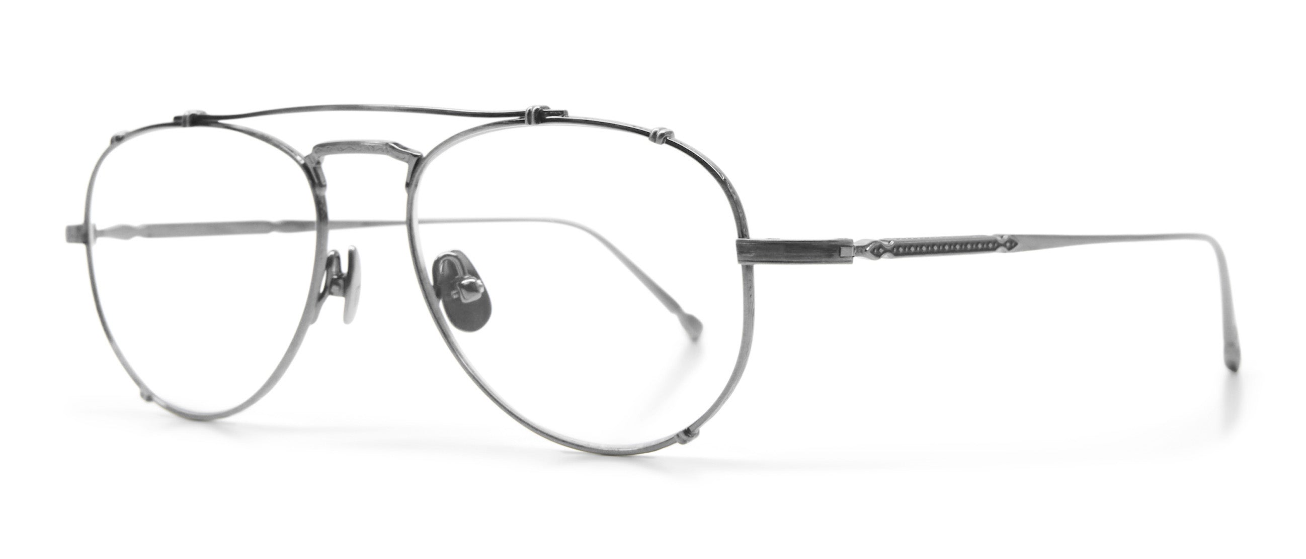 メガネ MATSUDA Matsuda - M3142.RX - pw (M3142 RX WHITE PALLADIUM) Matsuda Official | M3142 Aviator Glasses - Hand Made in Japan