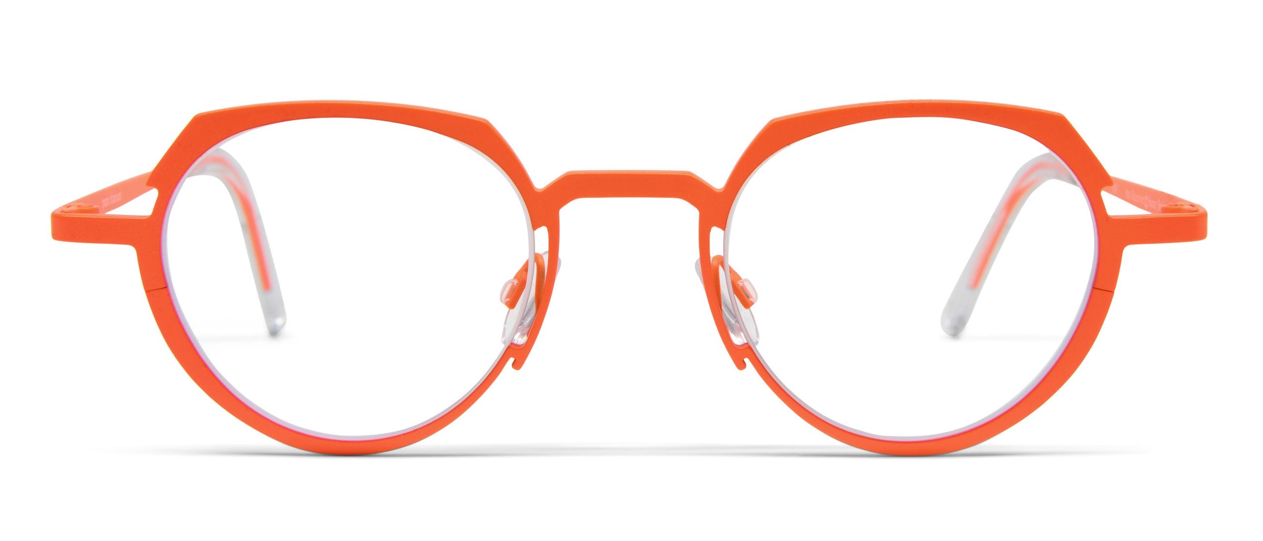 メガネ THEO Theo - RECEIVER 3005 FLUO ORANGE - 3005 Theo Eyeglasses RECEIVER 3005 FLUO ORANGE - 3005 | FRMODA.COM