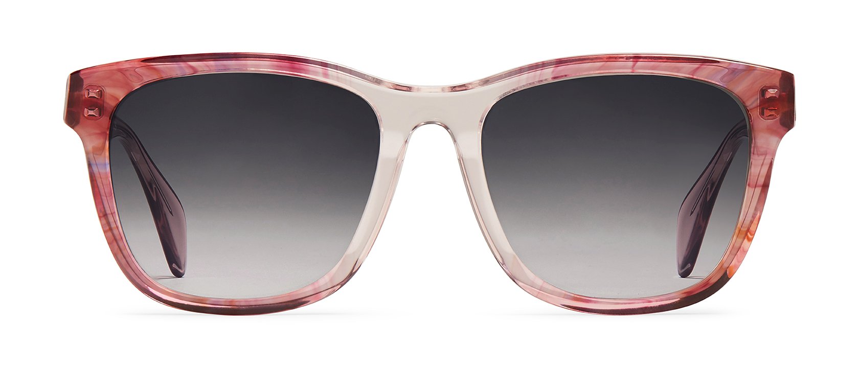 PRE-OWNED OSCAR DE LA RENTA SUNGLASSES LIGHT PINKISH/SILVER RIM ( PINKISH MIRROR Oscar De La Renta Sunglasses Oversized Pink and Dark Grey  main image 3