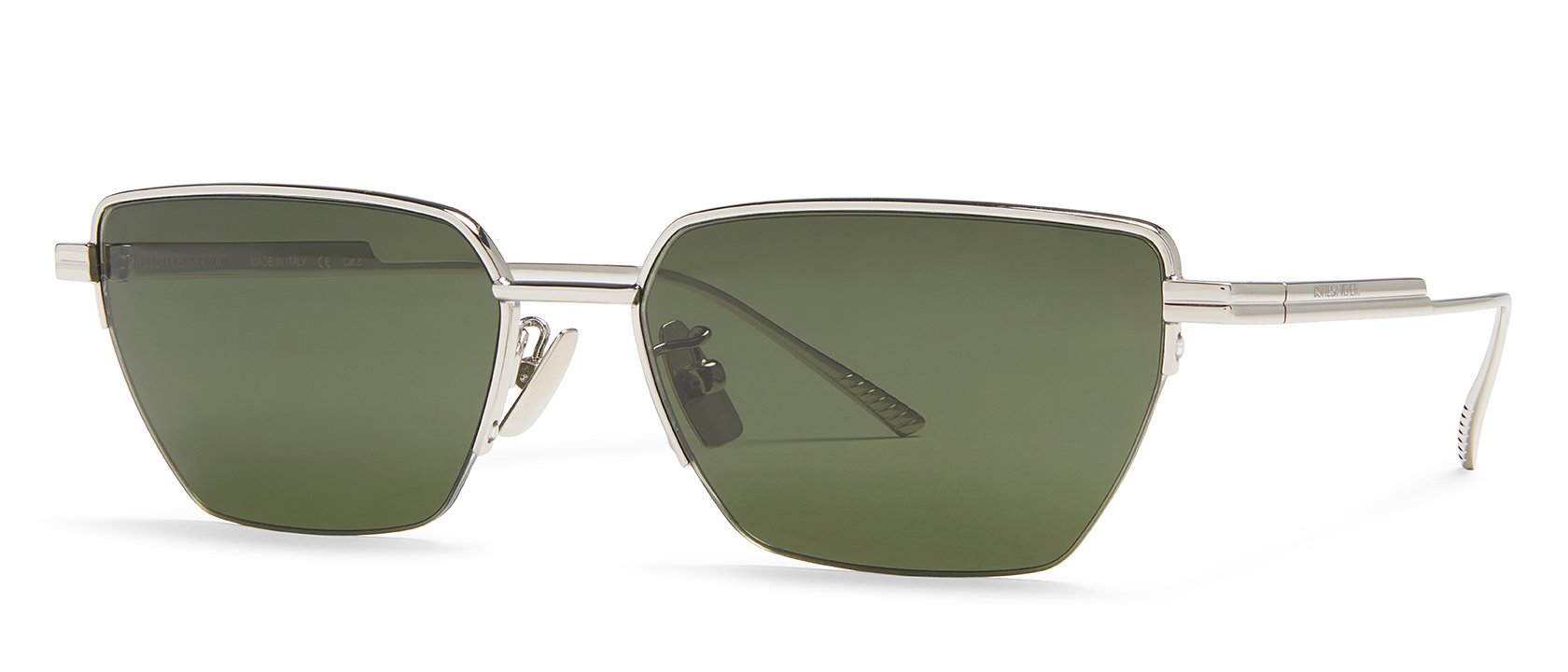 Bottega Veneta BV1107s 004 Gold Frame Sunglasses with Green Case Bottega Veneta BV1107S 004 Sunglasses - US main image 2