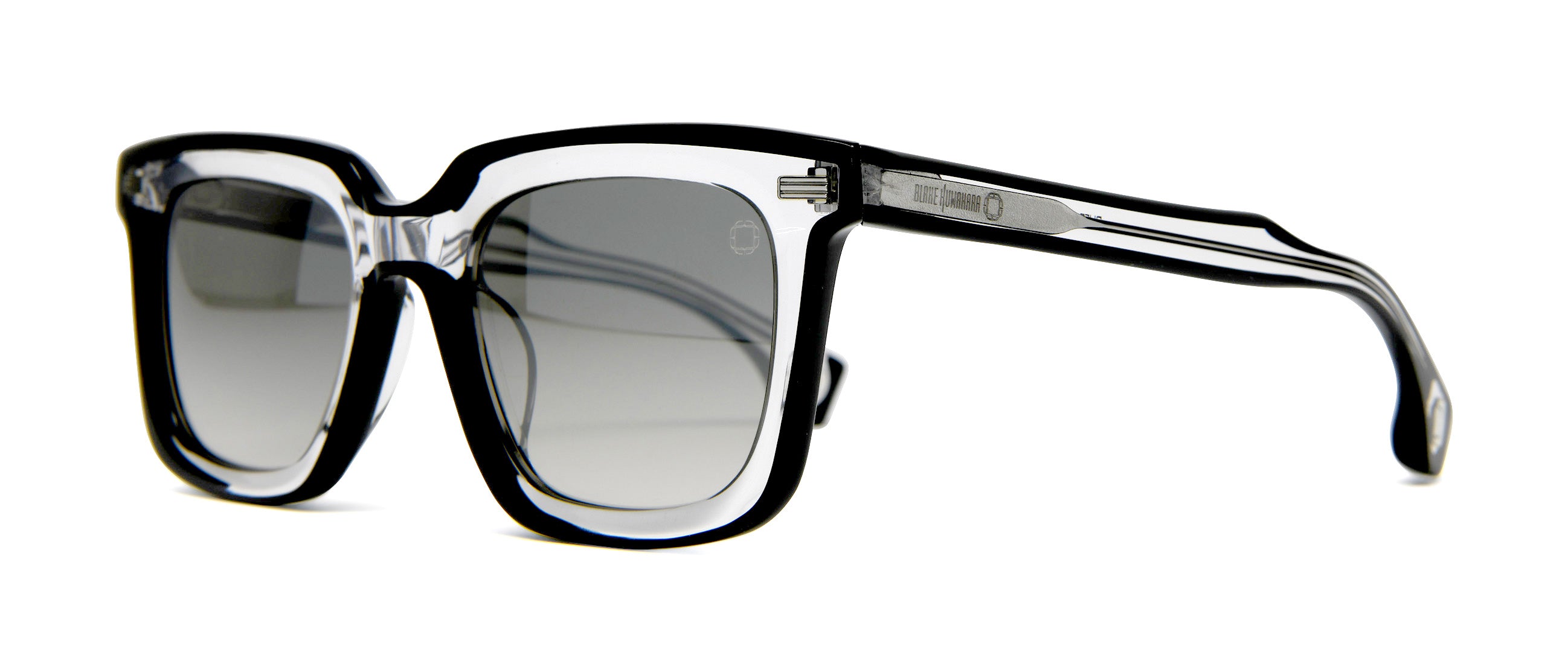 Blake Kuwahara rectangle printed sunglasses Barton Perreira, Blake Kuwahara & l.a.Eyeworks Team Up for  main image 4