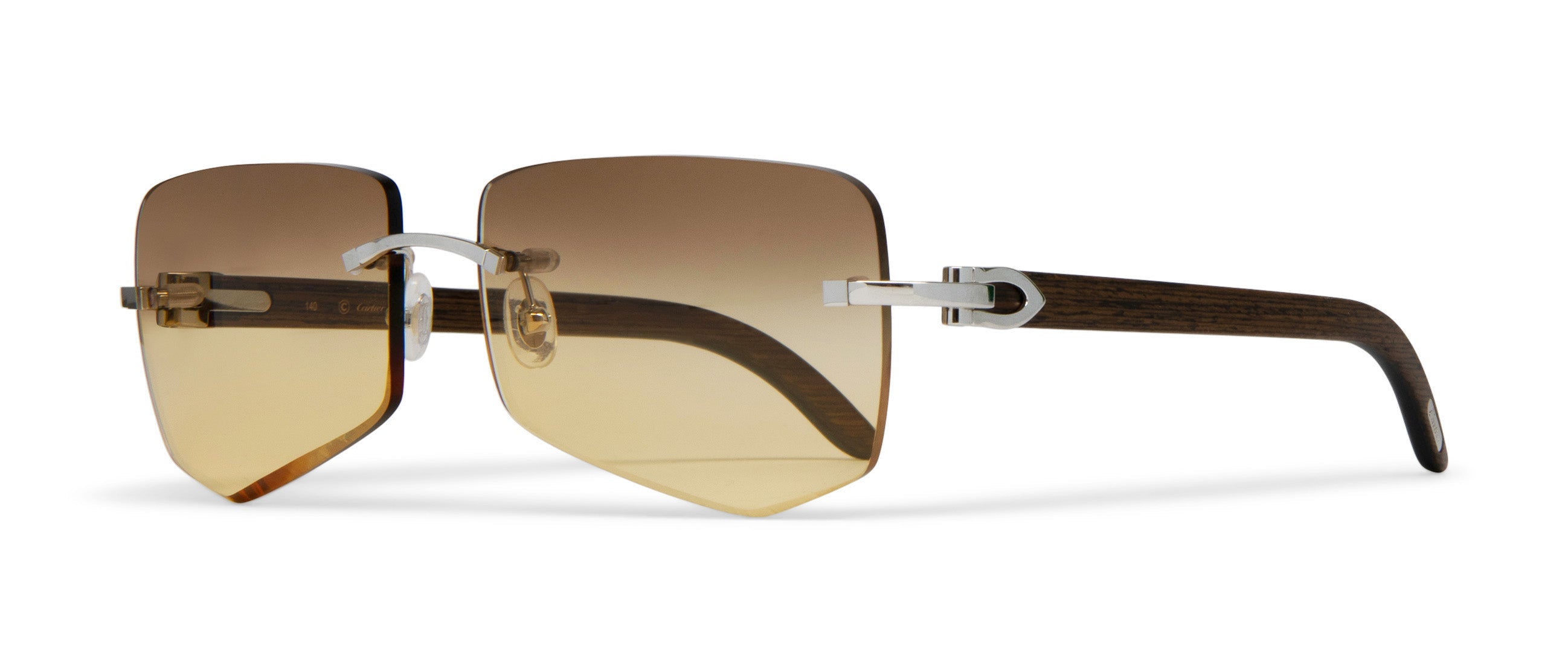 Cartier Buffs Cartier Glasses Wood Grain Cartier CT0052O Wood