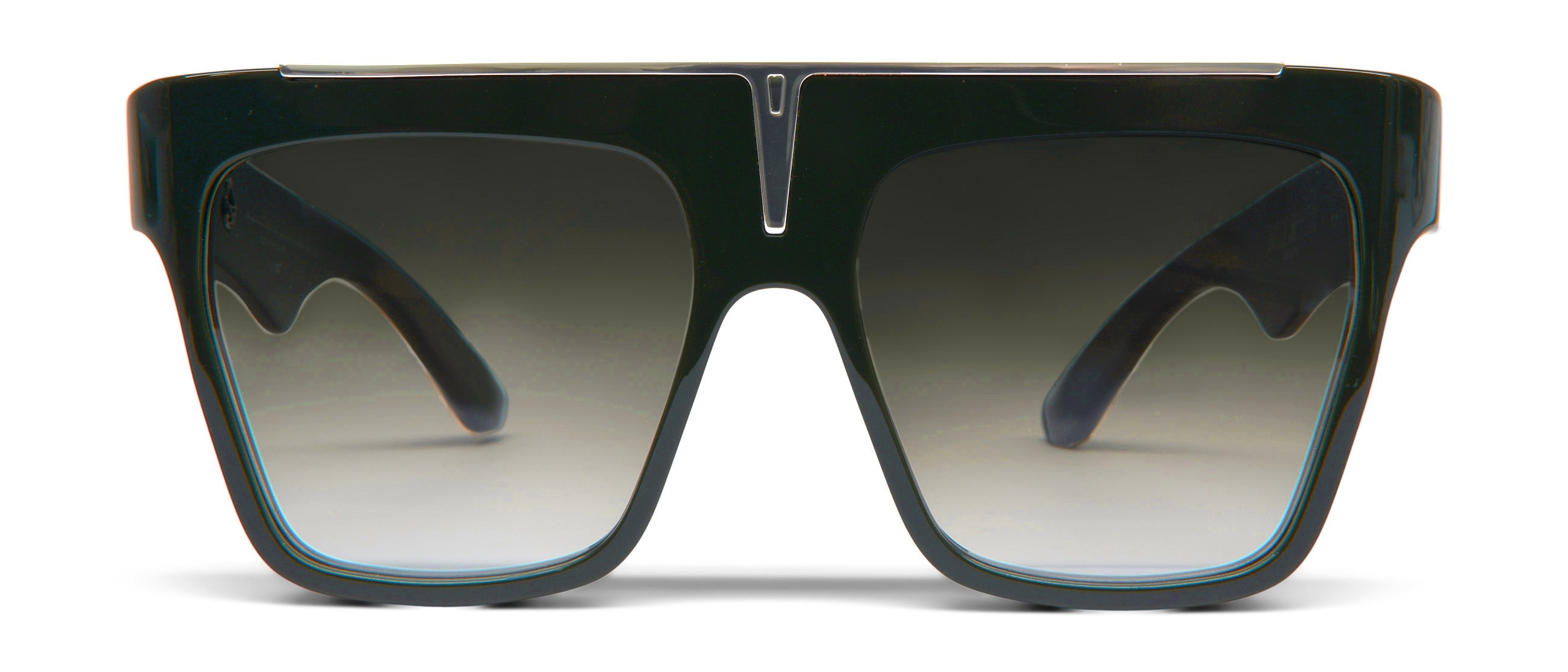 Jacques Marie Mage Selini Sun Square Sunglasses in White, Custom Lenses | Visionist