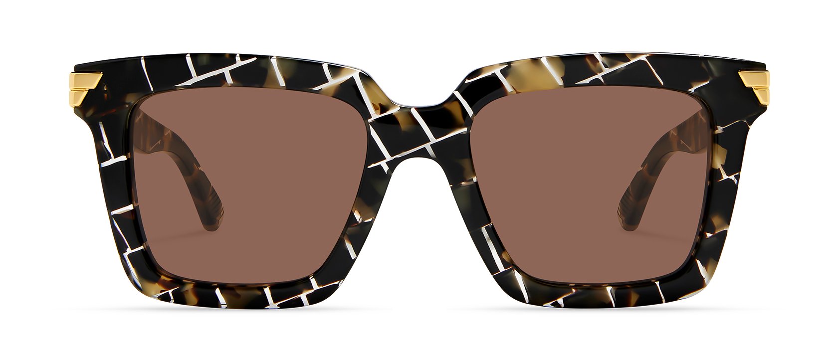 Bottega Veneta Wrap-around Acetate Sunglasses in Black for Men