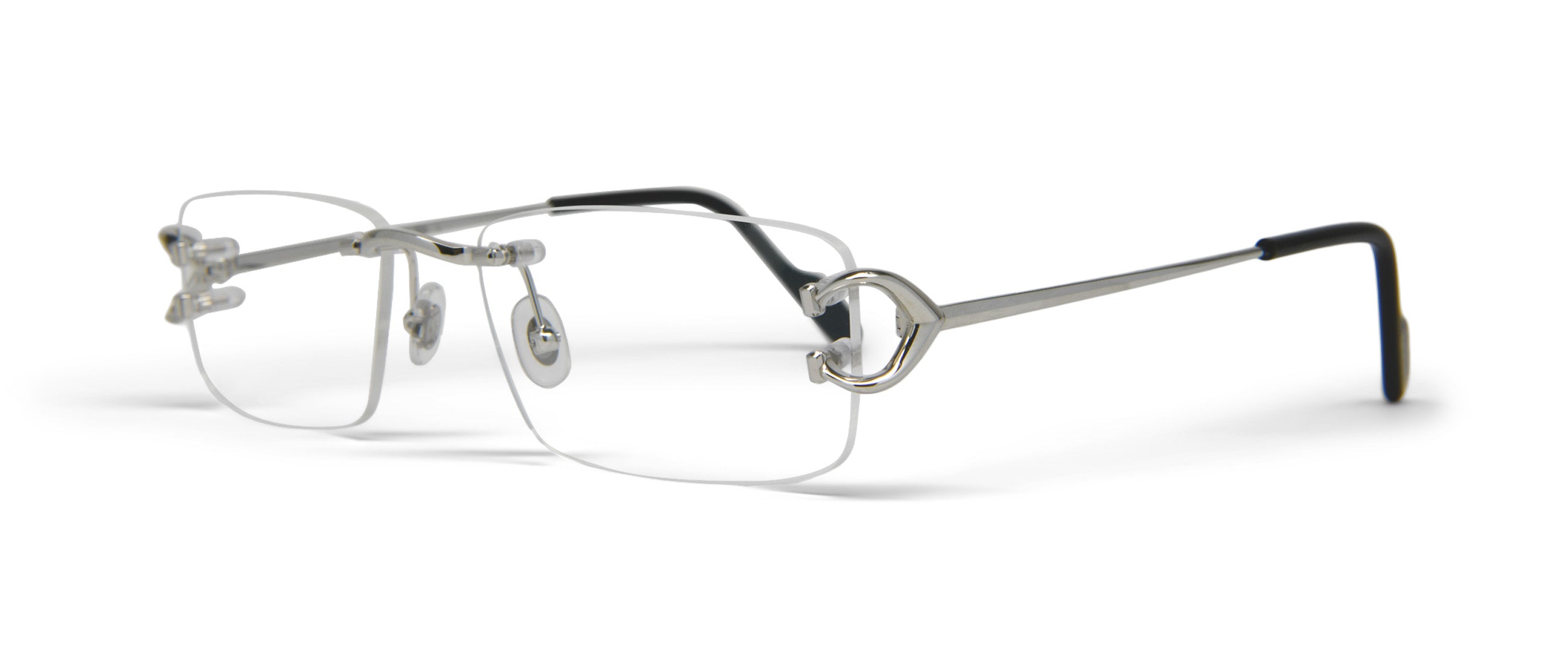 Cartier rimless clearance eyeglasses